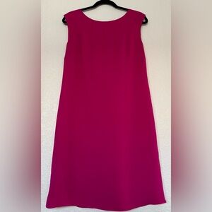 Trina Turk Horizon Magenta Sleeveless Sheath Dress Size 8